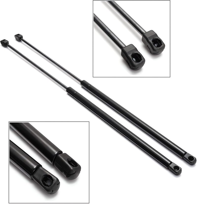 JSTEE Rear Hatch Shocks Struts Lift gate Supports Gas Springs 4573 for 02-09 Chevrolet/Chevy Trailblazer/GMC Envoy/Buick Rainier/Isuzu Ascender/Oldsmobile Bravada/Saab 9-7X, with Screwdriver - Image 2